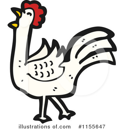 Royalty-Free (RF) Chicken Clipart Illustration by lineartestpilot - Stock Sample #1155647
