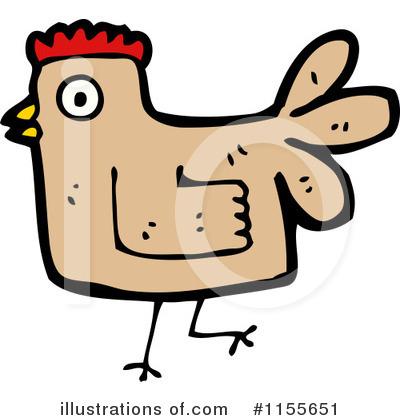 Royalty-Free (RF) Chicken Clipart Illustration by lineartestpilot - Stock Sample #1155651