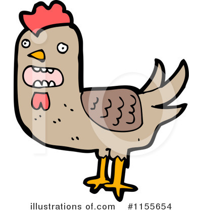 Royalty-Free (RF) Chicken Clipart Illustration by lineartestpilot - Stock Sample #1155654