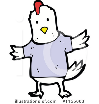 Royalty-Free (RF) Chicken Clipart Illustration by lineartestpilot - Stock Sample #1155663