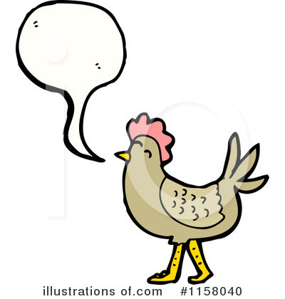 Royalty-Free (RF) Chicken Clipart Illustration by lineartestpilot - Stock Sample #1158040