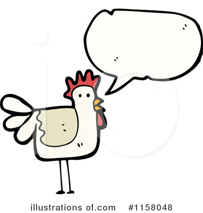 Royalty-Free (RF) Chicken Clipart Illustration by lineartestpilot - Stock Sample #1158048