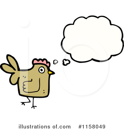 Royalty-Free (RF) Chicken Clipart Illustration by lineartestpilot - Stock Sample #1158049