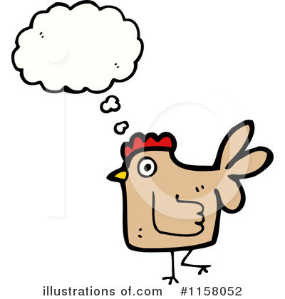 Royalty-Free (RF) Chicken Clipart Illustration by lineartestpilot - Stock Sample #1158052
