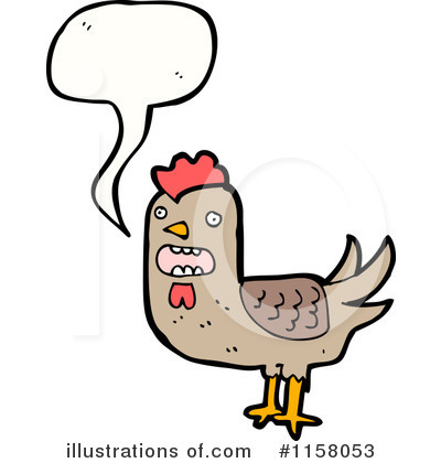 Royalty-Free (RF) Chicken Clipart Illustration by lineartestpilot - Stock Sample #1158053