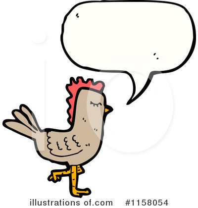 Royalty-Free (RF) Chicken Clipart Illustration by lineartestpilot - Stock Sample #1158054