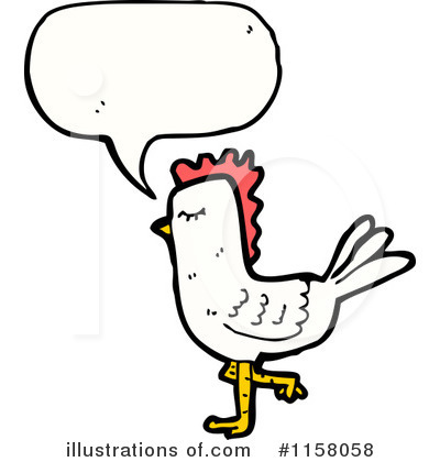 Royalty-Free (RF) Chicken Clipart Illustration by lineartestpilot - Stock Sample #1158058