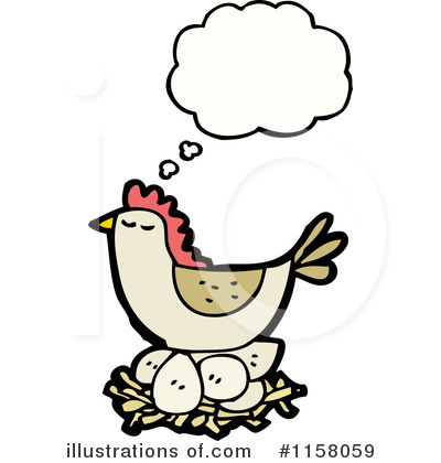 Royalty-Free (RF) Chicken Clipart Illustration by lineartestpilot - Stock Sample #1158059