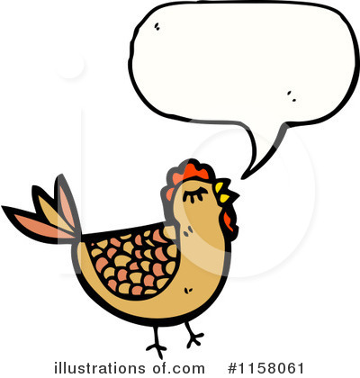 Royalty-Free (RF) Chicken Clipart Illustration by lineartestpilot - Stock Sample #1158061