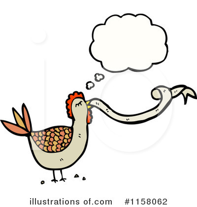 Royalty-Free (RF) Chicken Clipart Illustration by lineartestpilot - Stock Sample #1158062