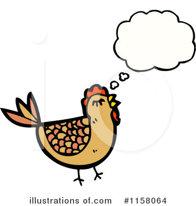 Royalty-Free (RF) Chicken Clipart Illustration by lineartestpilot - Stock Sample #1158064