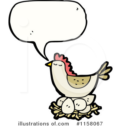 Royalty-Free (RF) Chicken Clipart Illustration by lineartestpilot - Stock Sample #1158067