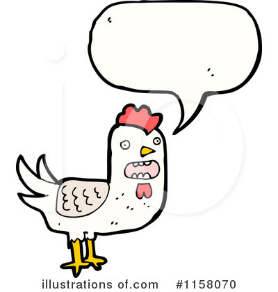 Royalty-Free (RF) Chicken Clipart Illustration by lineartestpilot - Stock Sample #1158070