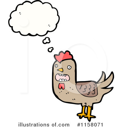 Royalty-Free (RF) Chicken Clipart Illustration by lineartestpilot - Stock Sample #1158071