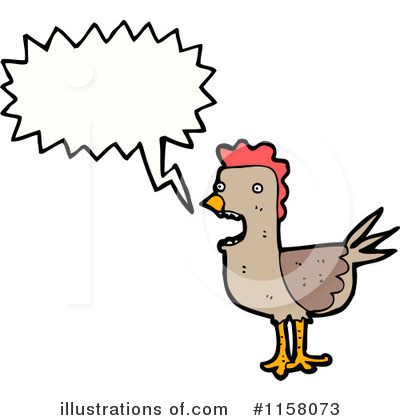 Royalty-Free (RF) Chicken Clipart Illustration by lineartestpilot - Stock Sample #1158073