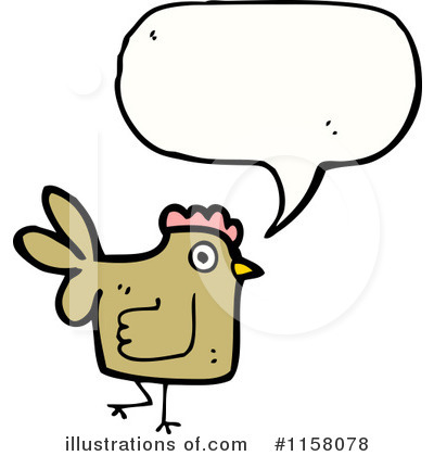 Royalty-Free (RF) Chicken Clipart Illustration by lineartestpilot - Stock Sample #1158078