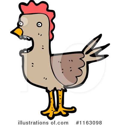 Royalty-Free (RF) Chicken Clipart Illustration by lineartestpilot - Stock Sample #1163098