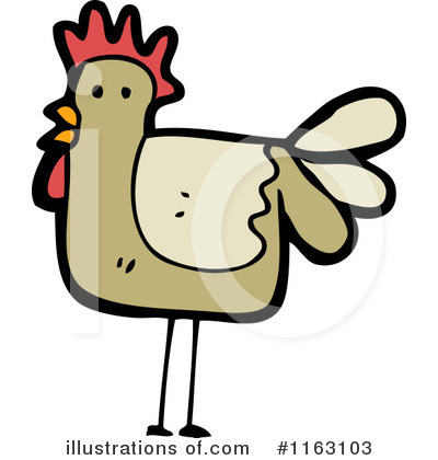 Royalty-Free (RF) Chicken Clipart Illustration by lineartestpilot - Stock Sample #1163103