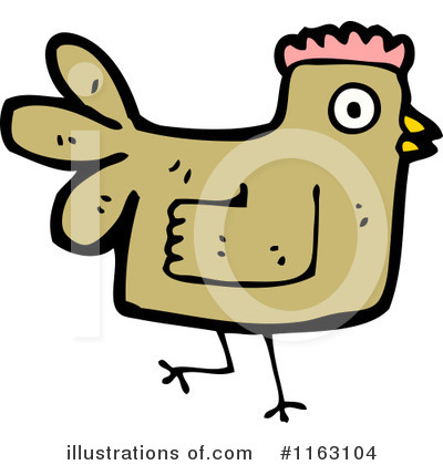 Royalty-Free (RF) Chicken Clipart Illustration by lineartestpilot - Stock Sample #1163104