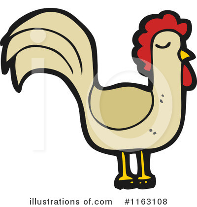 Royalty-Free (RF) Chicken Clipart Illustration by lineartestpilot - Stock Sample #1163108