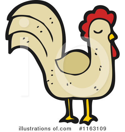 Royalty-Free (RF) Chicken Clipart Illustration by lineartestpilot - Stock Sample #1163109