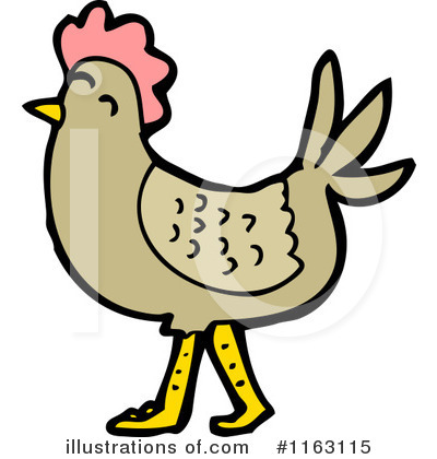 Royalty-Free (RF) Chicken Clipart Illustration by lineartestpilot - Stock Sample #1163115