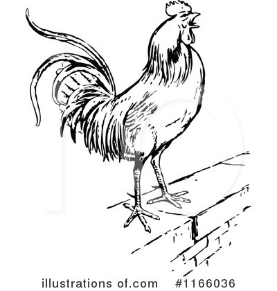 Royalty-Free (RF) Chicken Clipart Illustration by Prawny Vintage - Stock Sample #1166036