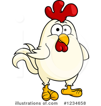 Royalty-Free (RF) Chicken Clipart Illustration by Vector Tradition SM - Stock Sample #1234658