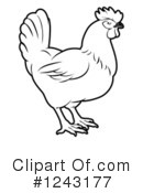 Chicken Clipart #1243177 by AtStockIllustration