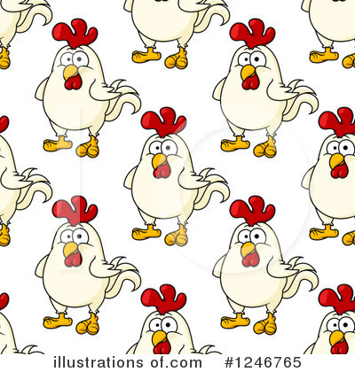 Hen Clipart #1246765 by Vector Tradition SM