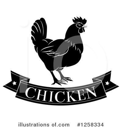 Royalty-Free (RF) Chicken Clipart Illustration by AtStockIllustration - Stock Sample #1258334