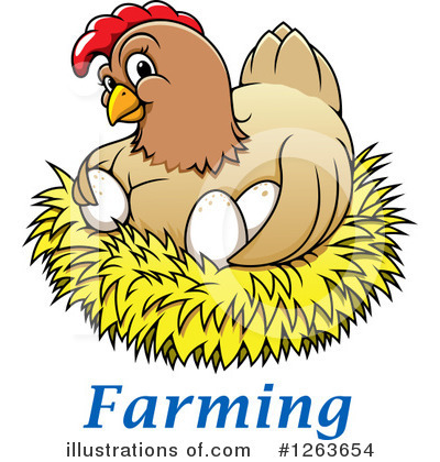 Royalty-Free (RF) Chicken Clipart Illustration by Vector Tradition SM - Stock Sample #1263654
