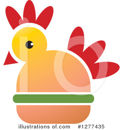 Royalty-Free (RF) Chicken Clipart Illustration by Lal Perera - Stock Sample #1277435