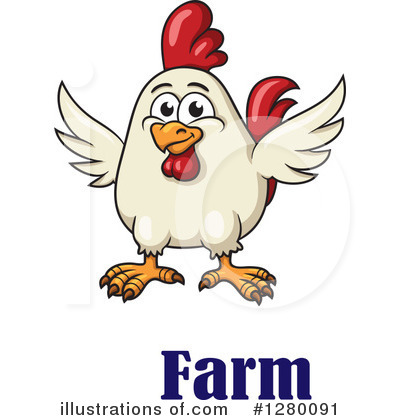 Royalty-Free (RF) Chicken Clipart Illustration by Vector Tradition SM - Stock Sample #1280091