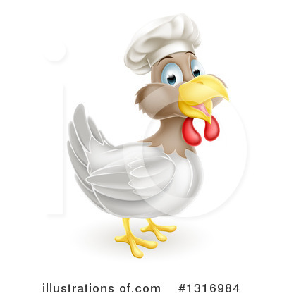 Royalty-Free (RF) Chicken Clipart Illustration by AtStockIllustration - Stock Sample #1316984