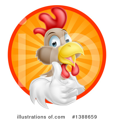 Royalty-Free (RF) Chicken Clipart Illustration by AtStockIllustration - Stock Sample #1388659