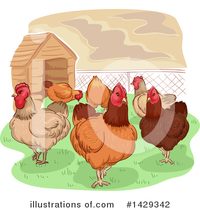 Royalty-Free (RF) Chicken Clipart Illustration by BNP Design Studio - Stock Sample #1429342