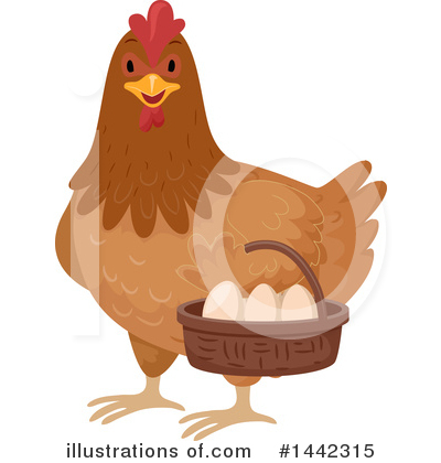 Royalty-Free (RF) Chicken Clipart Illustration by BNP Design Studio - Stock Sample #1442315