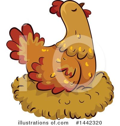 Royalty-Free (RF) Chicken Clipart Illustration by BNP Design Studio - Stock Sample #1442320