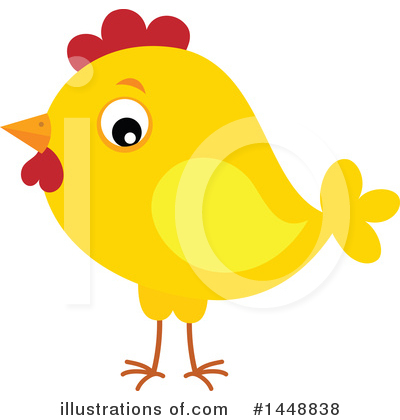 Royalty-Free (RF) Chicken Clipart Illustration by visekart - Stock Sample #1448838