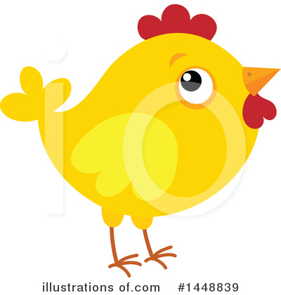Royalty-Free (RF) Chicken Clipart Illustration by visekart - Stock Sample #1448839