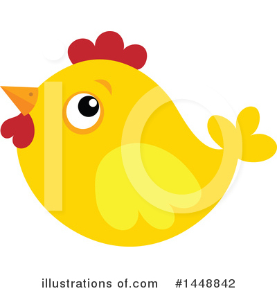 Royalty-Free (RF) Chicken Clipart Illustration by visekart - Stock Sample #1448842