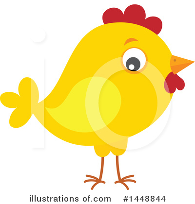 Royalty-Free (RF) Chicken Clipart Illustration by visekart - Stock Sample #1448844