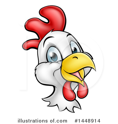 Royalty-Free (RF) Chicken Clipart Illustration by AtStockIllustration - Stock Sample #1448914