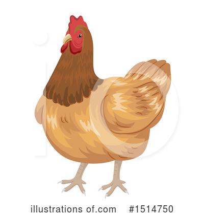 Royalty-Free (RF) Chicken Clipart Illustration by BNP Design Studio - Stock Sample #1514750