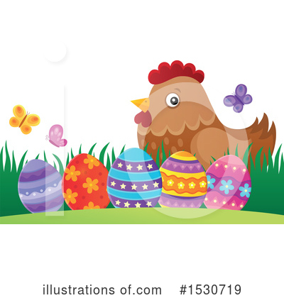 Royalty-Free (RF) Chicken Clipart Illustration by visekart - Stock Sample #1530719