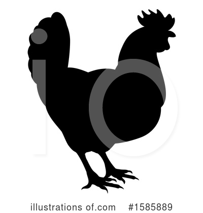 Royalty-Free (RF) Chicken Clipart Illustration by AtStockIllustration - Stock Sample #1585889
