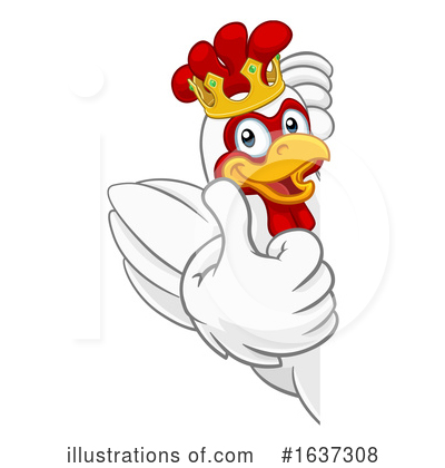 Royalty-Free (RF) Chicken Clipart Illustration by AtStockIllustration - Stock Sample #1637308