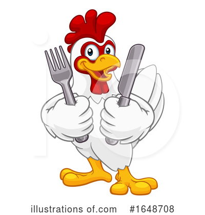Royalty-Free (RF) Chicken Clipart Illustration by AtStockIllustration - Stock Sample #1648708
