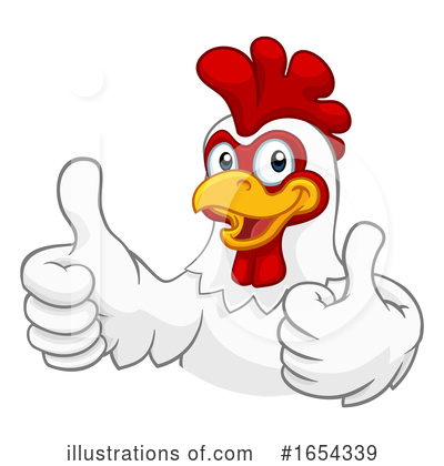 Royalty-Free (RF) Chicken Clipart Illustration by AtStockIllustration - Stock Sample #1654339